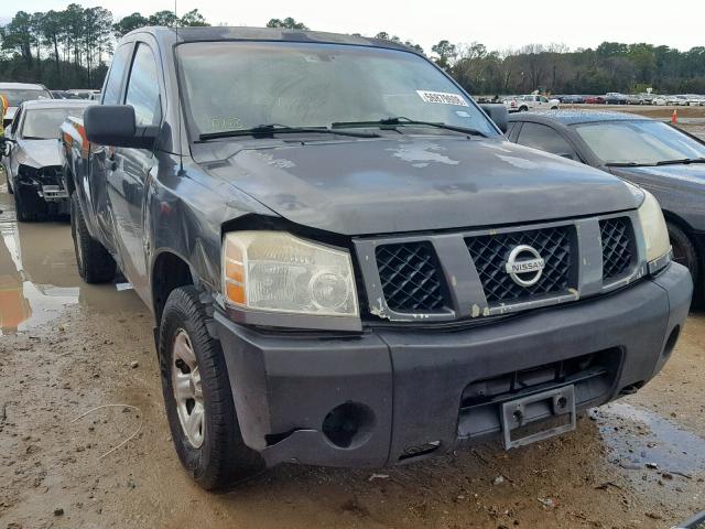 1N6AA06B34N521276 - 2004 NISSAN TITAN XE BLACK photo 1