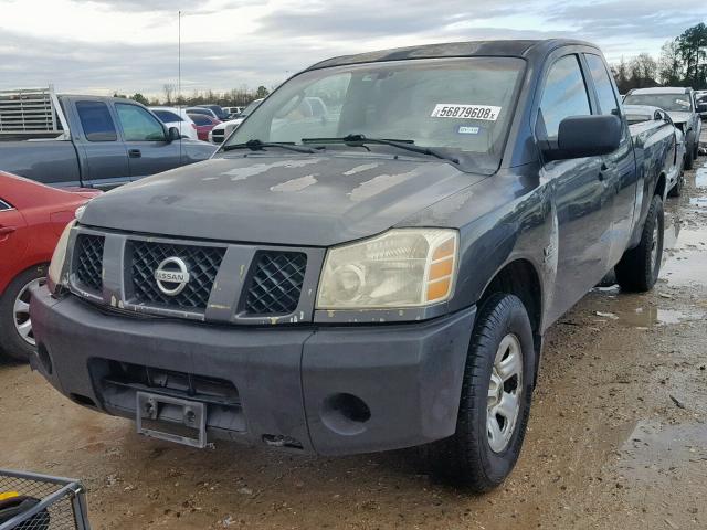 1N6AA06B34N521276 - 2004 NISSAN TITAN XE BLACK photo 2