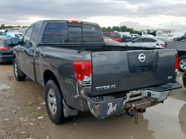 1N6AA06B34N521276 - 2004 NISSAN TITAN XE BLACK photo 3