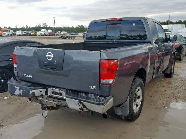 1N6AA06B34N521276 - 2004 NISSAN TITAN XE BLACK photo 4