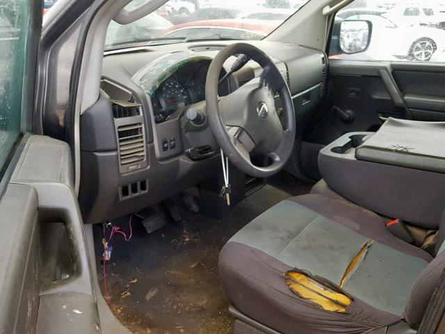 1N6AA06B34N521276 - 2004 NISSAN TITAN XE BLACK photo 9