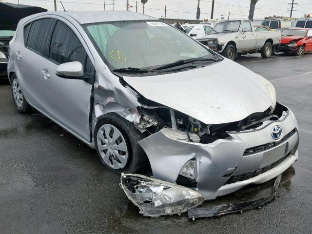 JTDKDTB36D1048656 - 2013 TOYOTA PRIUS C SILVER photo 1