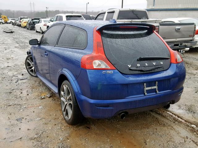 YV1MK672592143768 - 2009 VOLVO C30 T5 BLUE photo 3