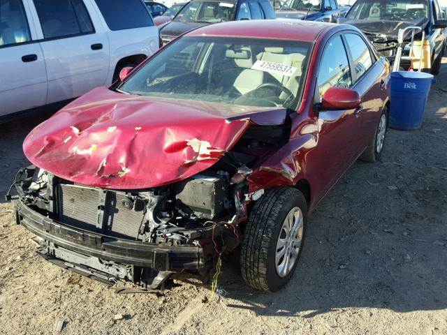 KNAFU4A27B5417589 - 2011 KIA FORTE EX RED photo 2