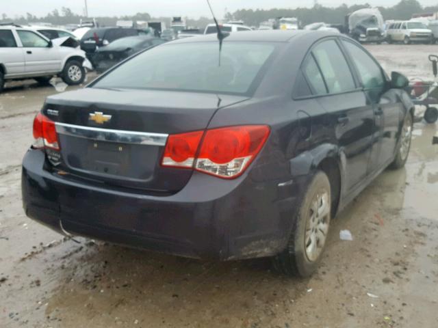 1G1PA5SH7E7226412 - 2014 CHEVROLET CRUZE LS GRAY photo 4