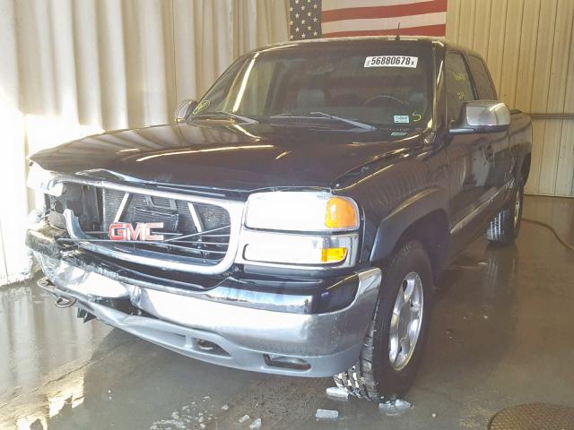 2GTEK19T421340620 - 2002 GMC NEW SIERRA BLACK photo 2