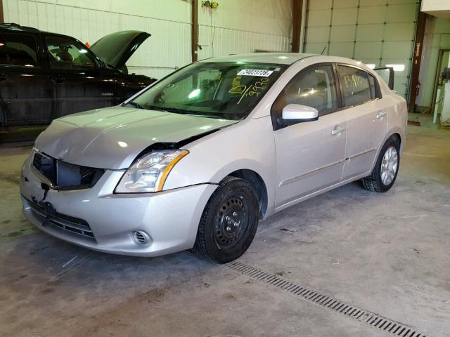 3N1AB6AP1BL699970 - 2011 NISSAN SENTRA 2.0 SILVER photo 2