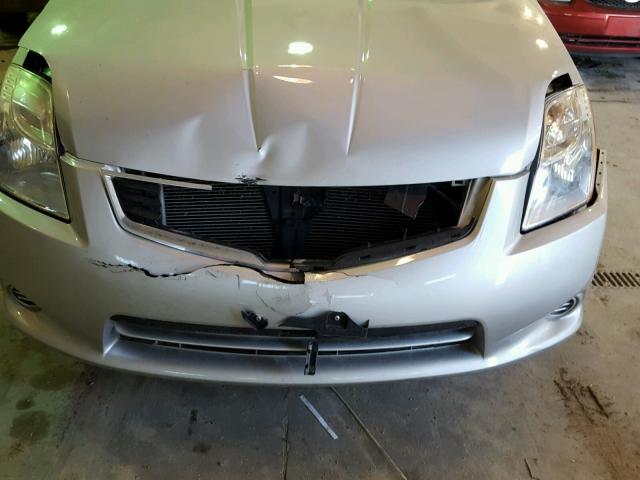 3N1AB6AP1BL699970 - 2011 NISSAN SENTRA 2.0 SILVER photo 9