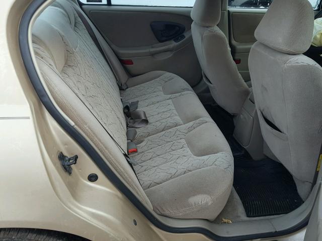 1G1NE52J42M579881 - 2002 CHEVROLET MALIBU LS GOLD photo 6