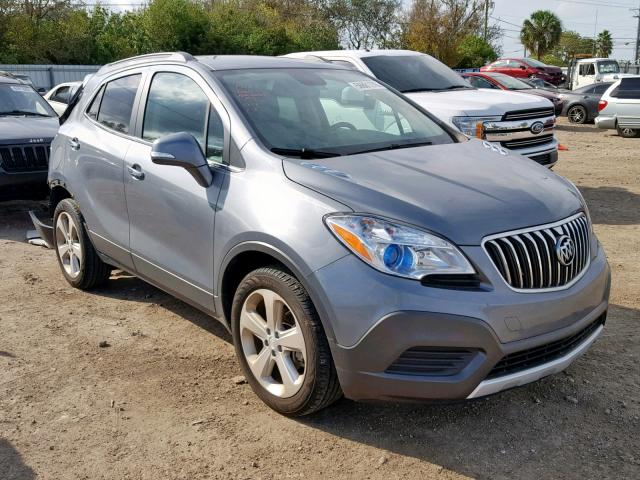 KL4CJASB4FB044850 - 2015 BUICK ENCORE GRAY photo 1