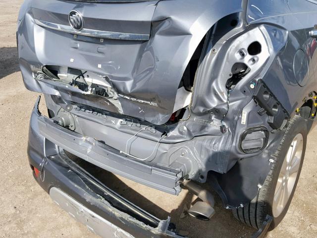 KL4CJASB4FB044850 - 2015 BUICK ENCORE GRAY photo 9