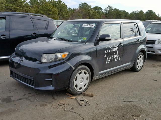JTLZE4FE3C1142669 - 2012 TOYOTA SCION XB BLACK photo 2
