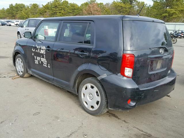 JTLZE4FE3C1142669 - 2012 TOYOTA SCION XB BLACK photo 3