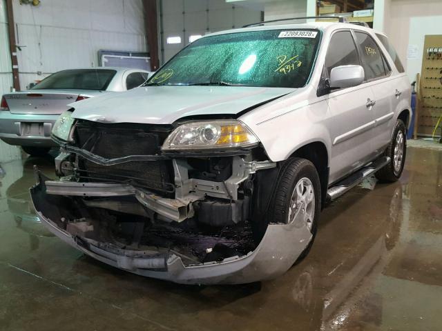 2HNYD18676H519342 - 2006 ACURA MDX TOURIN SILVER photo 2