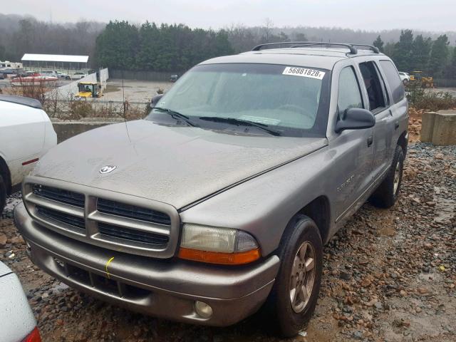 1B4HR28NX1F579367 - 2001 DODGE DURANGO SILVER photo 2