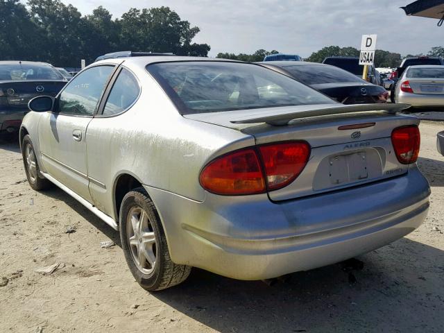 1G3NL12FX2C205623 - 2002 OLDSMOBILE ALERO GL SILVER photo 3