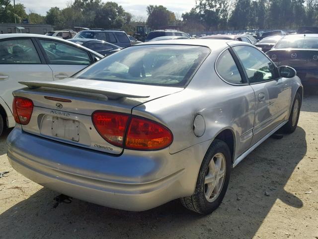 1G3NL12FX2C205623 - 2002 OLDSMOBILE ALERO GL SILVER photo 4