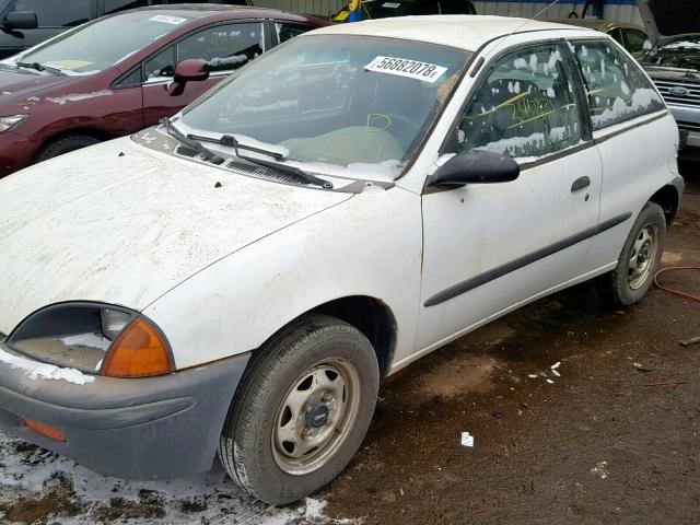 2C1MR2267S6725817 - 1995 GEO METRO BASE WHITE photo 9