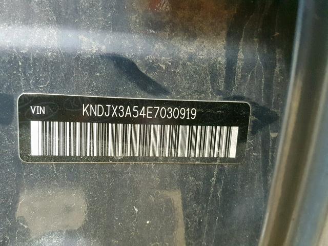 KNDJX3A54E7030919 - 2014 KIA SOUL ! BLUE photo 10