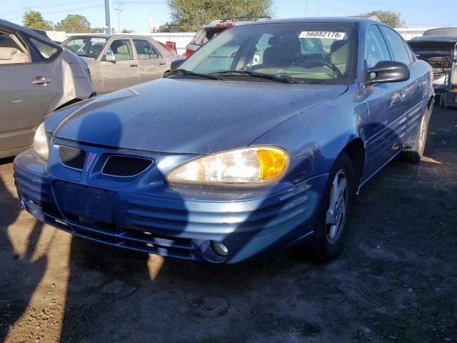 1G2NE52E6XM809538 - 1999 PONTIAC GRAND AM S BLUE photo 2