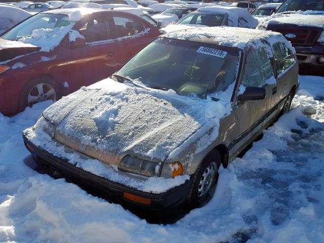 2HGED6357KH530339 - 1989 HONDA CIVIC DX TAN photo 2