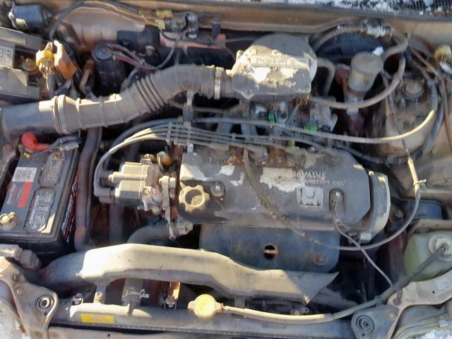 2HGED6357KH530339 - 1989 HONDA CIVIC DX TAN photo 7