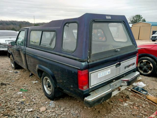 1FTBR10A7JUD31746 - 1988 FORD RANGER BLUE photo 3