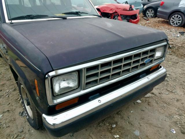 1FTBR10A7JUD31746 - 1988 FORD RANGER BLUE photo 9