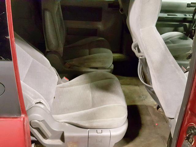 2FMZA51674BB29065 - 2004 FORD FREESTAR S RED photo 6