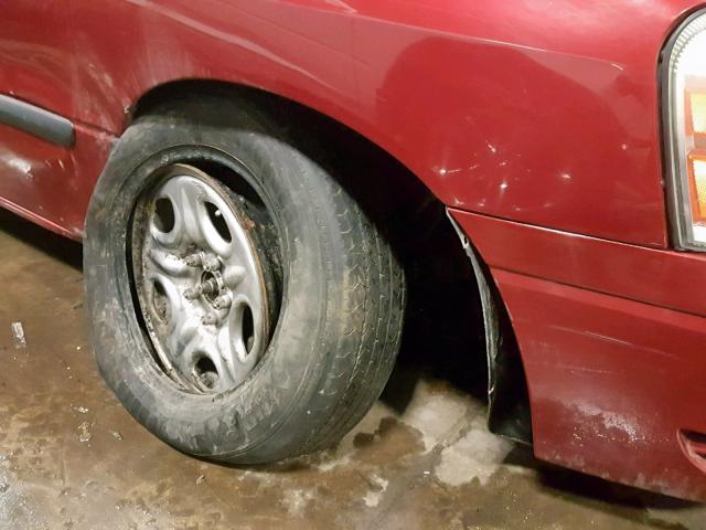 2FMZA51674BB29065 - 2004 FORD FREESTAR S RED photo 9