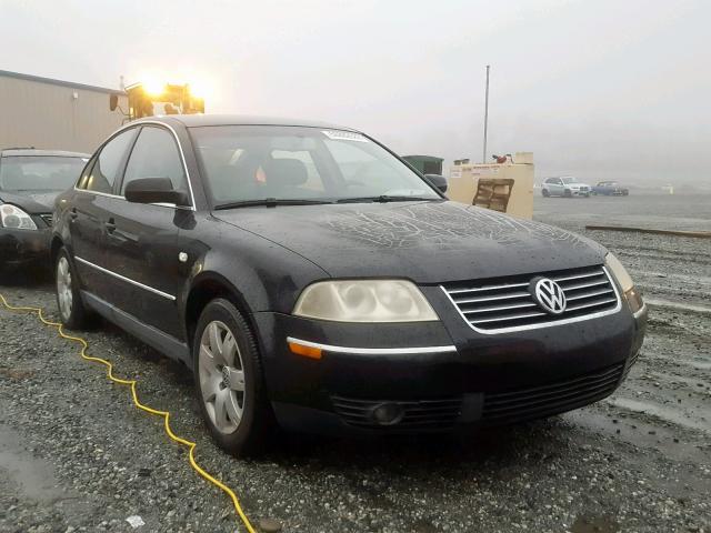 WVWRH63B83P245480 - 2003 VOLKSWAGEN PASSAT GLX BLACK photo 1