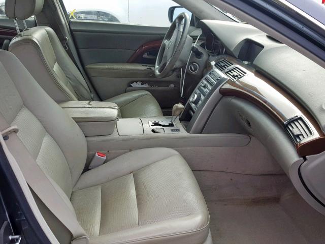 JH4KB16575C005132 - 2005 ACURA RL GRAY photo 5