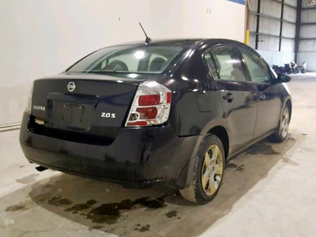 3N1AB61E57L714265 - 2007 NISSAN SENTRA 2.0 BLACK photo 4