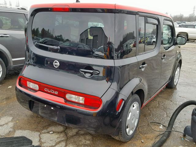 JN8AZ28R49T113670 - 2009 NISSAN CUBE BASE BLACK photo 4