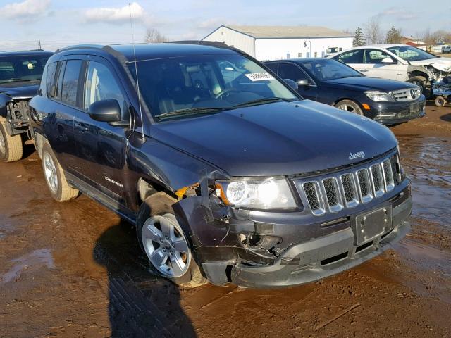 1C4NJCBAXED714602 - 2014 JEEP COMPASS SP GRAY photo 1