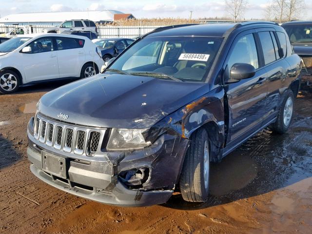 1C4NJCBAXED714602 - 2014 JEEP COMPASS SP GRAY photo 2