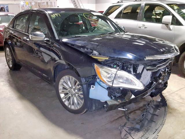 1C3CCBCG5CN326719 - 2012 CHRYSLER 200 LIMITE BLUE photo 1