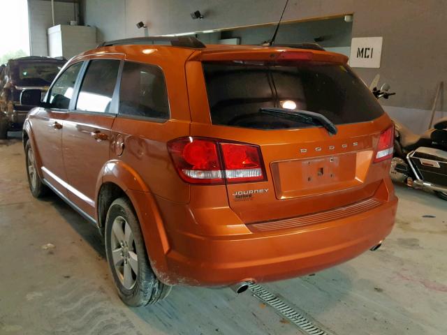 3D4PG1FG4BT511675 - 2011 DODGE JOURNEY MA ORANGE photo 3