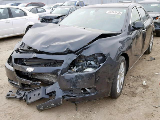 1G1ZK57789F253121 - 2009 CHEVROLET MALIBU LTZ BLACK photo 2