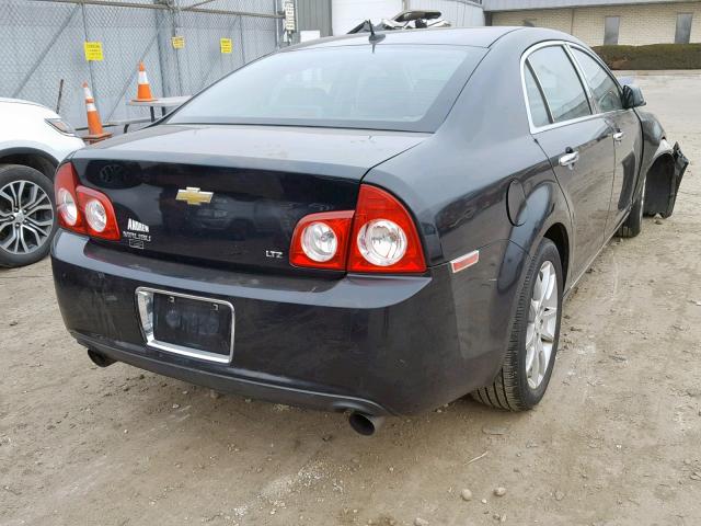 1G1ZK57789F253121 - 2009 CHEVROLET MALIBU LTZ BLACK photo 4