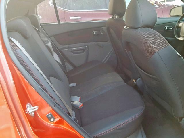 KNADE163586334539 - 2008 KIA RIO 5 SX RED photo 6