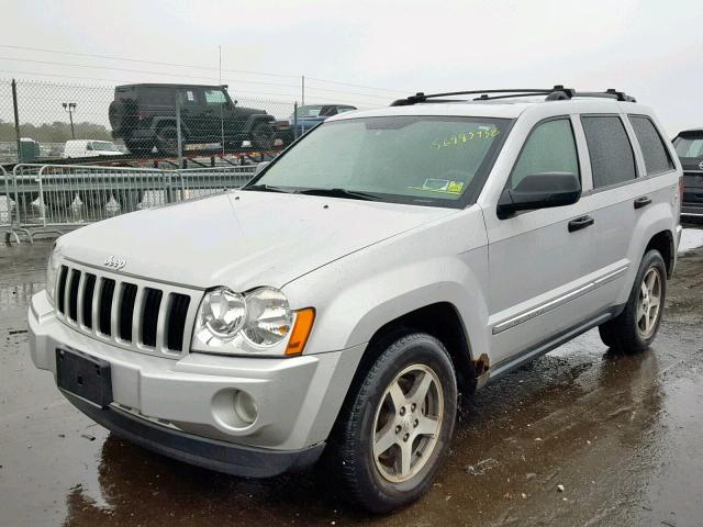 1J4GR48K15C718870 - 2005 JEEP GRAND CHER GRAY photo 2