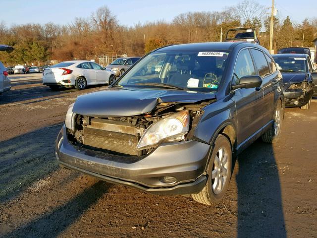 5J6RE4H43BL114819 - 2011 HONDA CR-V SE GRAY photo 2