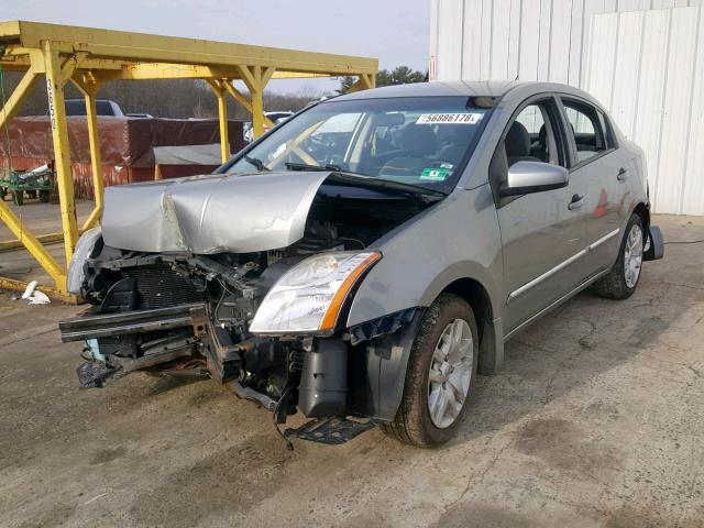 3N1AB6AP8CL785083 - 2012 NISSAN SENTRA 2.0 SILVER photo 2