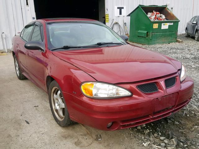 1G2NF52E44M664914 - 2004 PONTIAC GRAND AM S MAROON photo 1