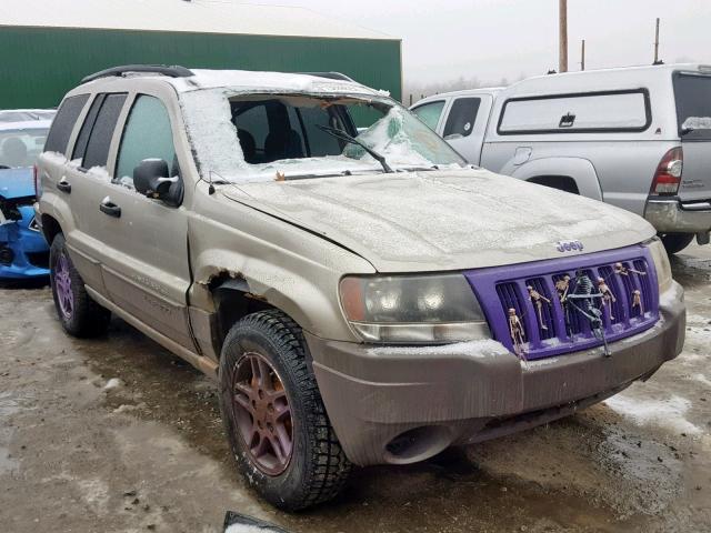 1J4GW48S64C341511 - 2004 JEEP GRAND CHER BEIGE photo 1