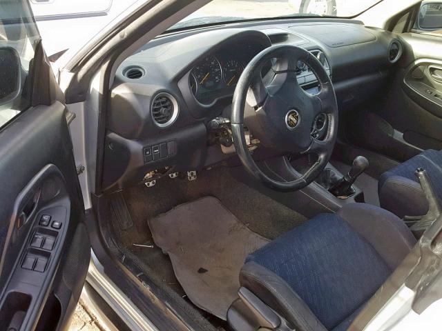 JF1GD29632G514026 - 2002 SUBARU IMPREZA WR SILVER photo 9