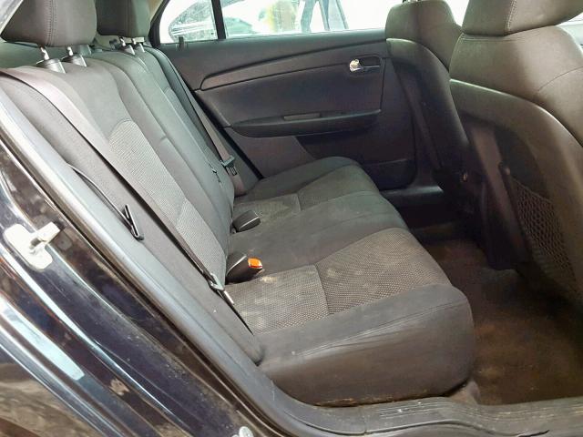 1G1ZC5E04A4101811 - 2010 CHEVROLET MALIBU 1LT BLACK photo 6
