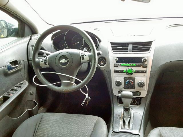 1G1ZC5E04A4101811 - 2010 CHEVROLET MALIBU 1LT BLACK photo 9