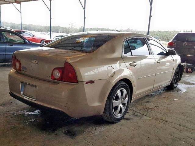 1G1ZG57BX8F197008 - 2008 CHEVROLET MALIBU LS 米色 照片 4